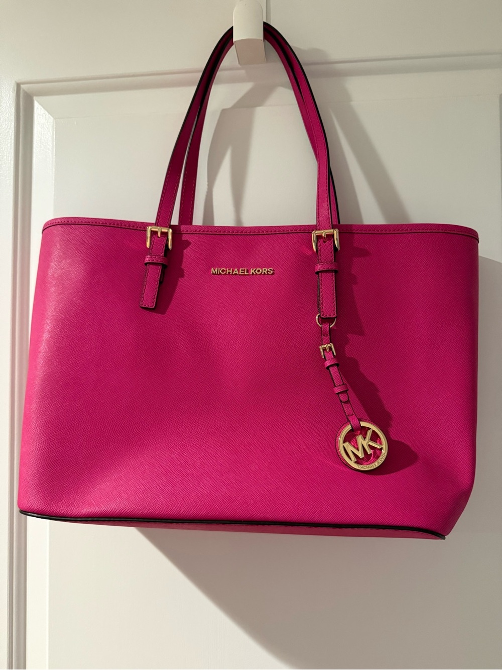 Michael Kors Jet Set Tote Pink NWOT